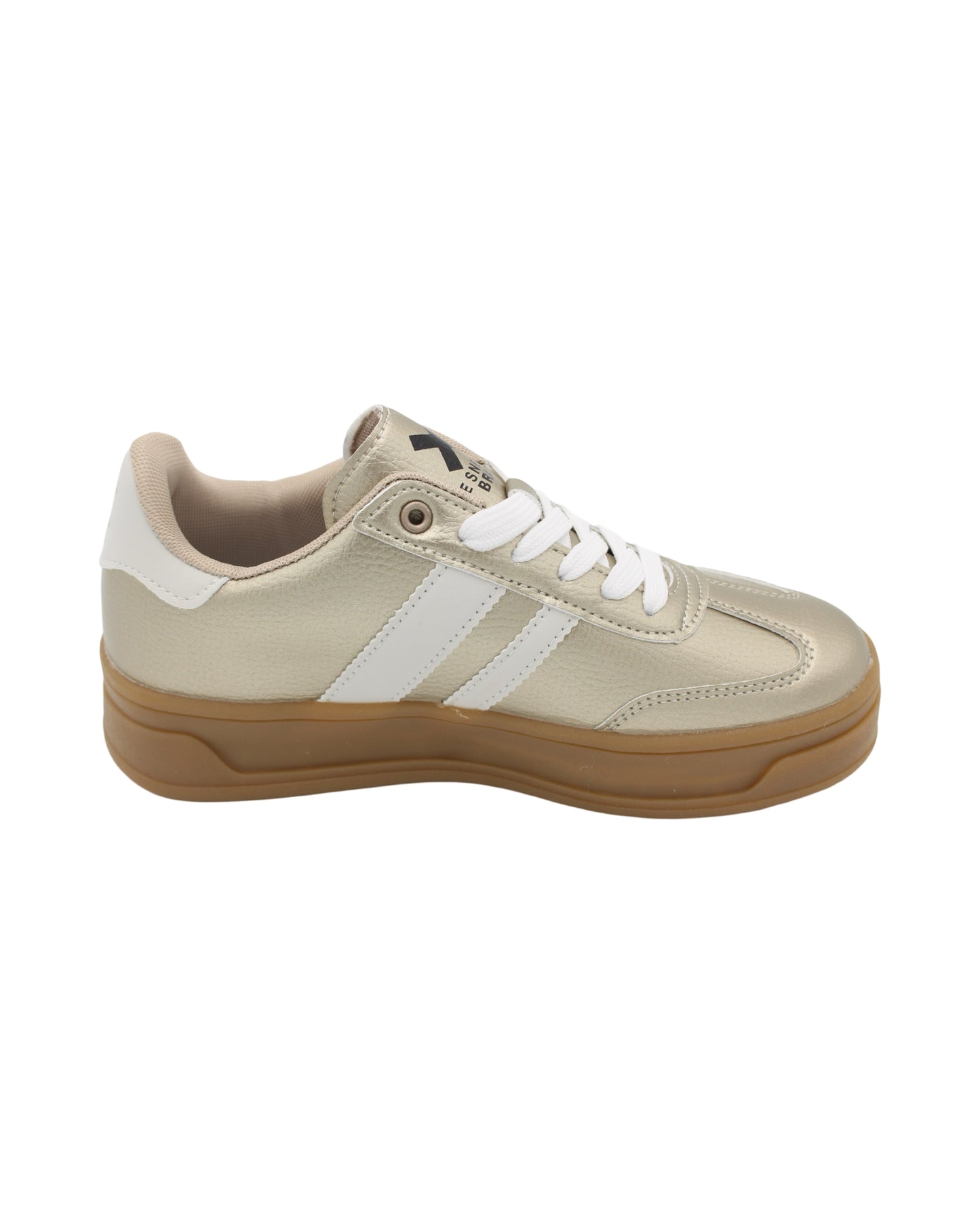 Xti - Ladies Trainers Gold, White (3160)