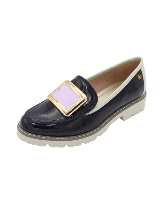 Zanni - Ladies Loafers Navy Multi (3170)