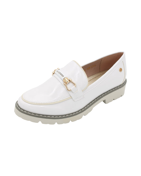 Zanni - Ladies Shoes Loafers White (3173)