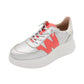 Wonders - Ladies Trainers Silver, Coral, White (3192)