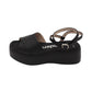 Wonders - Ladies Sandals Black (3194)