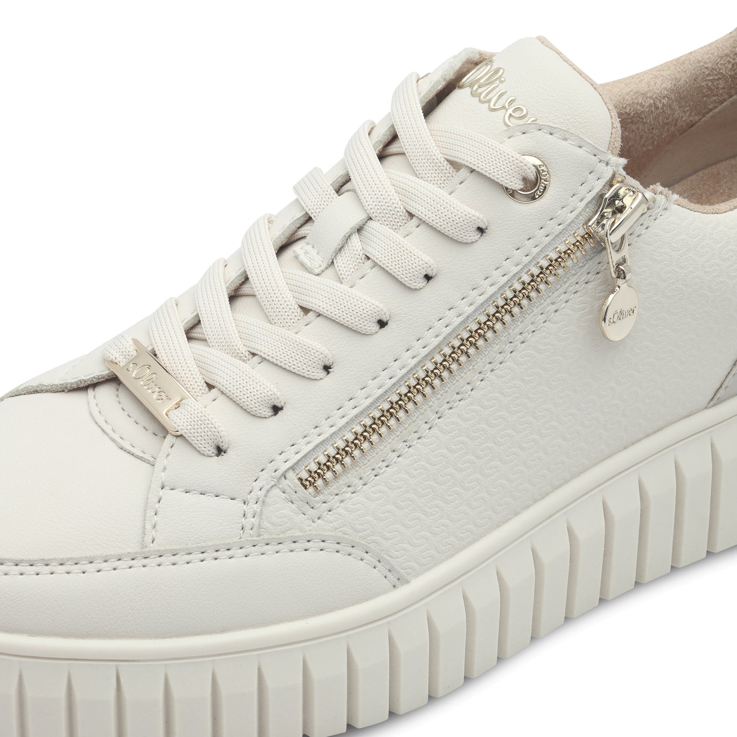 S.oliver - Ladies Trainers Cream Combination (3195)