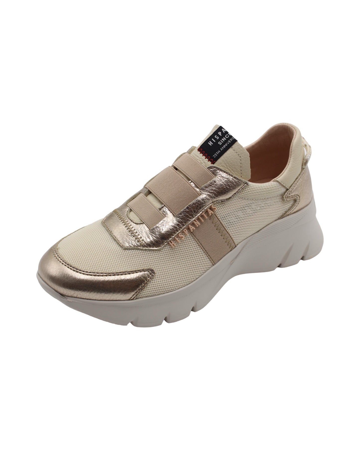 Hispanitas - Ladies Trainers Gold, Cream (3197)