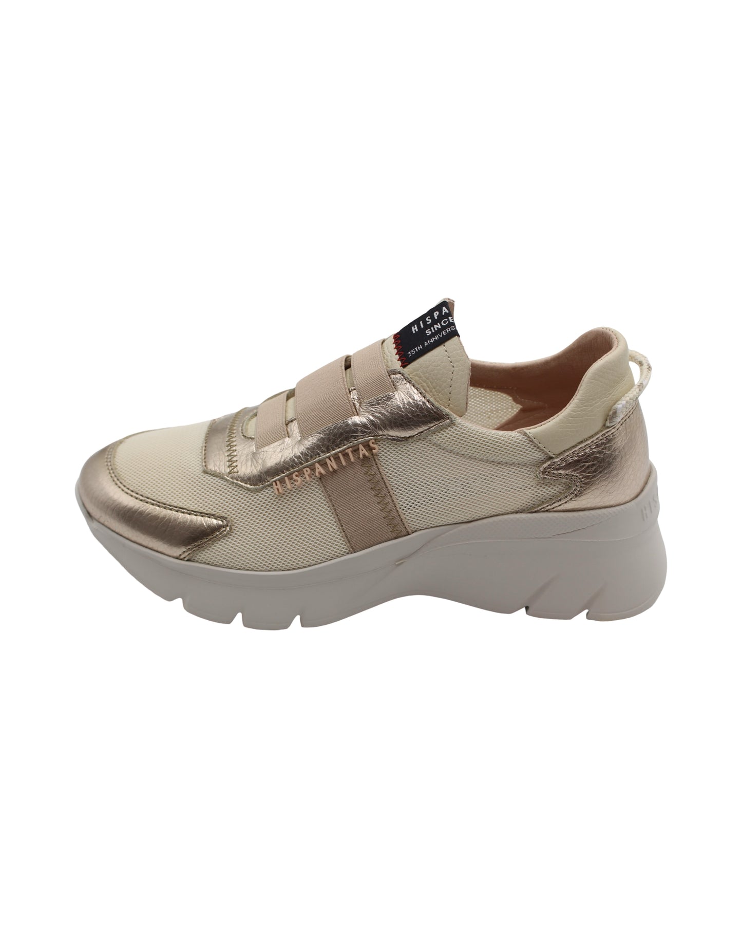 Hispanitas - Ladies Trainers Gold, Cream (3197)