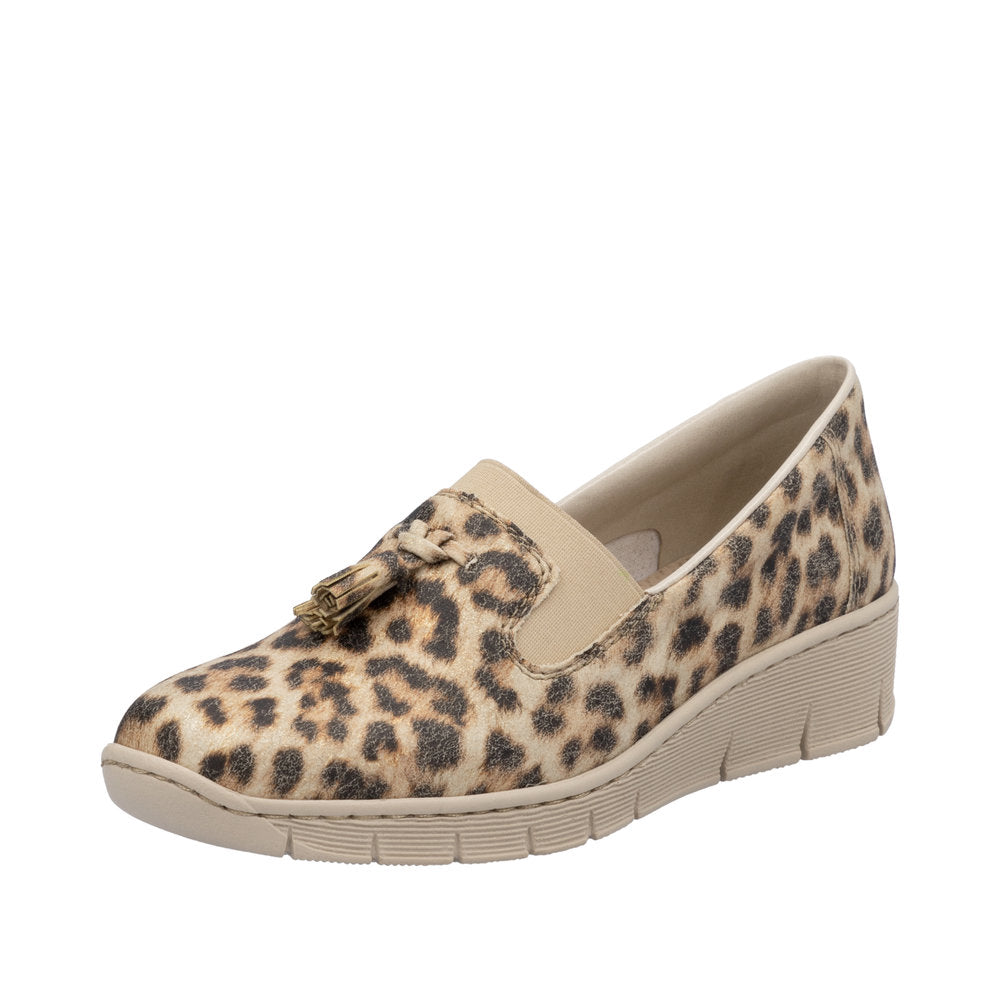 Rieker - Ladies Loafers Leopard (3200)