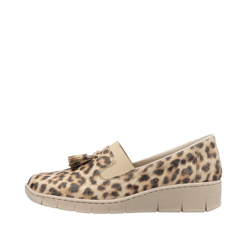 Rieker - Ladies Loafers Leopard (3200)