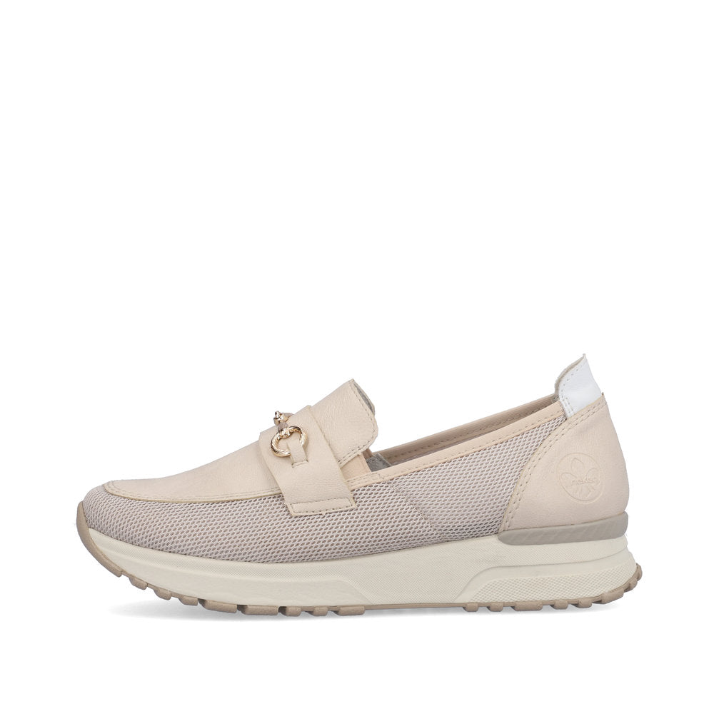 Rieker - Ladies Loafers Cream (3202)