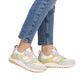 Rieker - Ladies Trainers Cream, Yellow, Lilac, Green (3207)