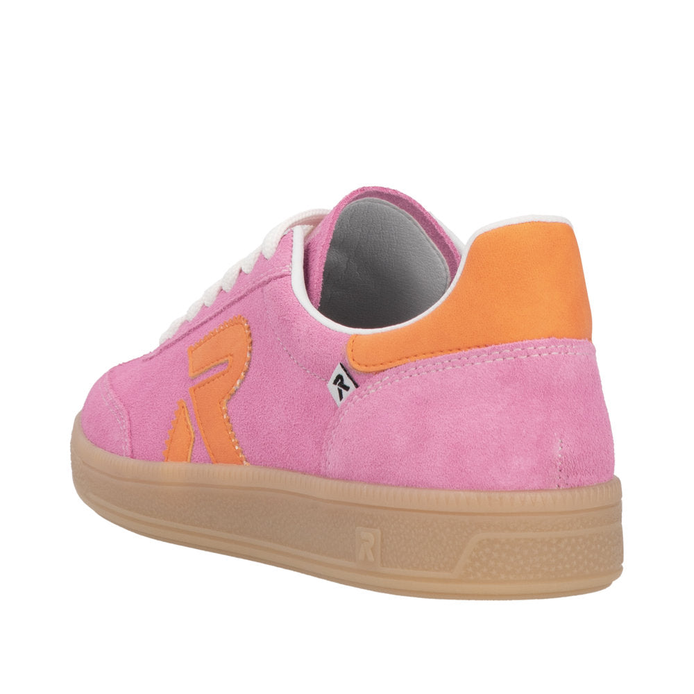 Rieker - Ladies Trainers Pink, Orange (3208)