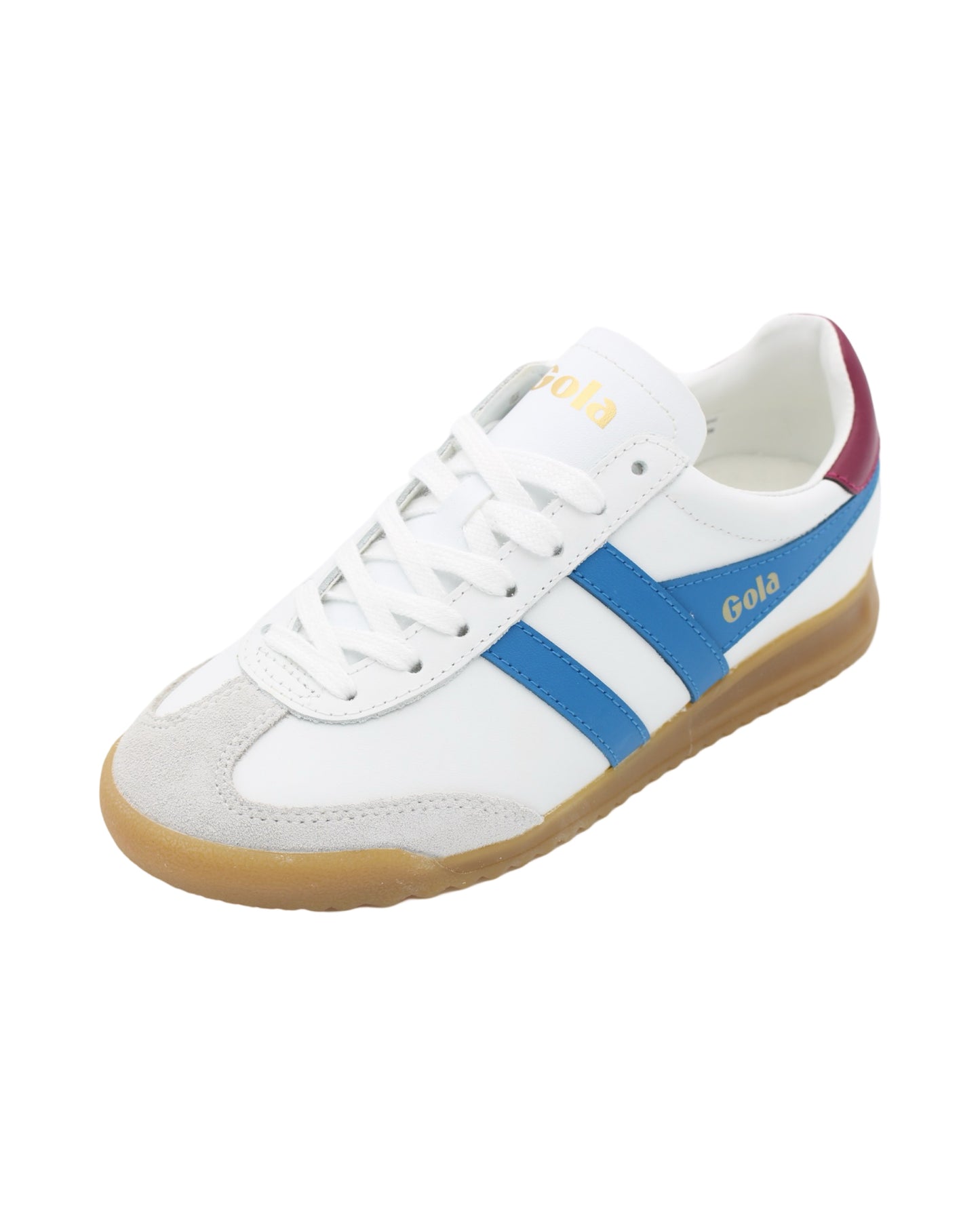 Gola - Ladies Trainers White, Blue, Burgundy (3217)