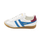 Gola - Ladies Trainers White, Blue, Burgundy (3217)