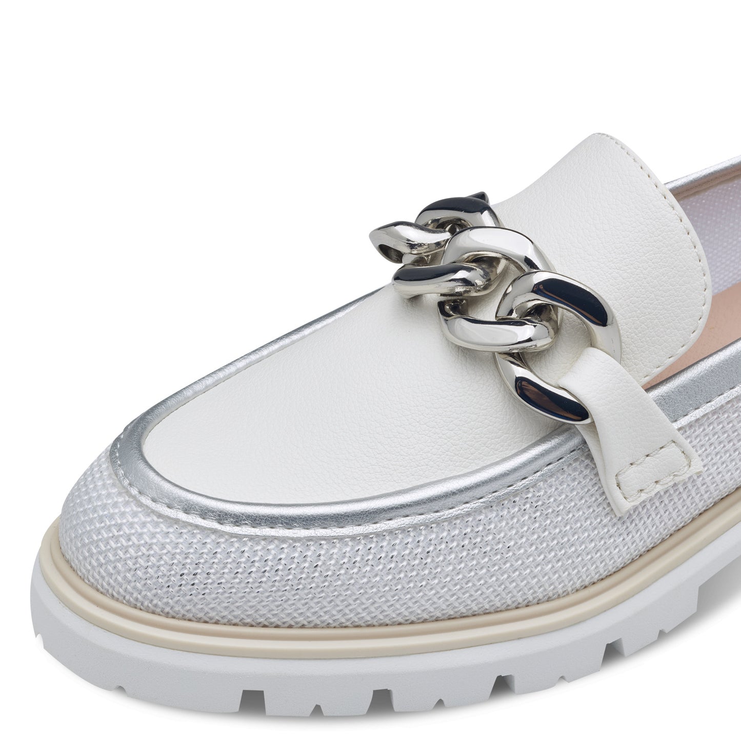 Marco Tozzi - Ladies Loafers White, Silver (3223)