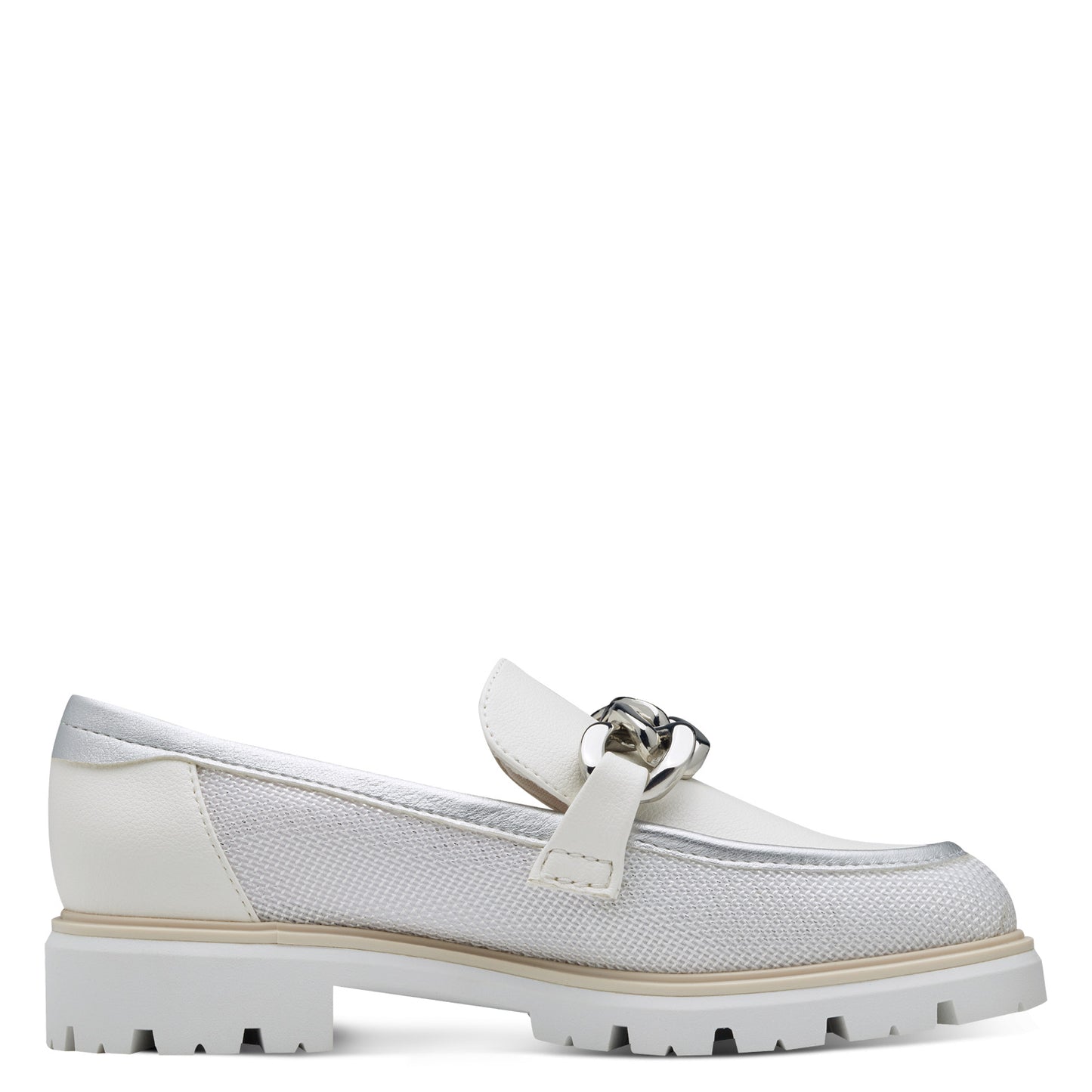 Marco Tozzi - Ladies Loafers White, Silver (3223)