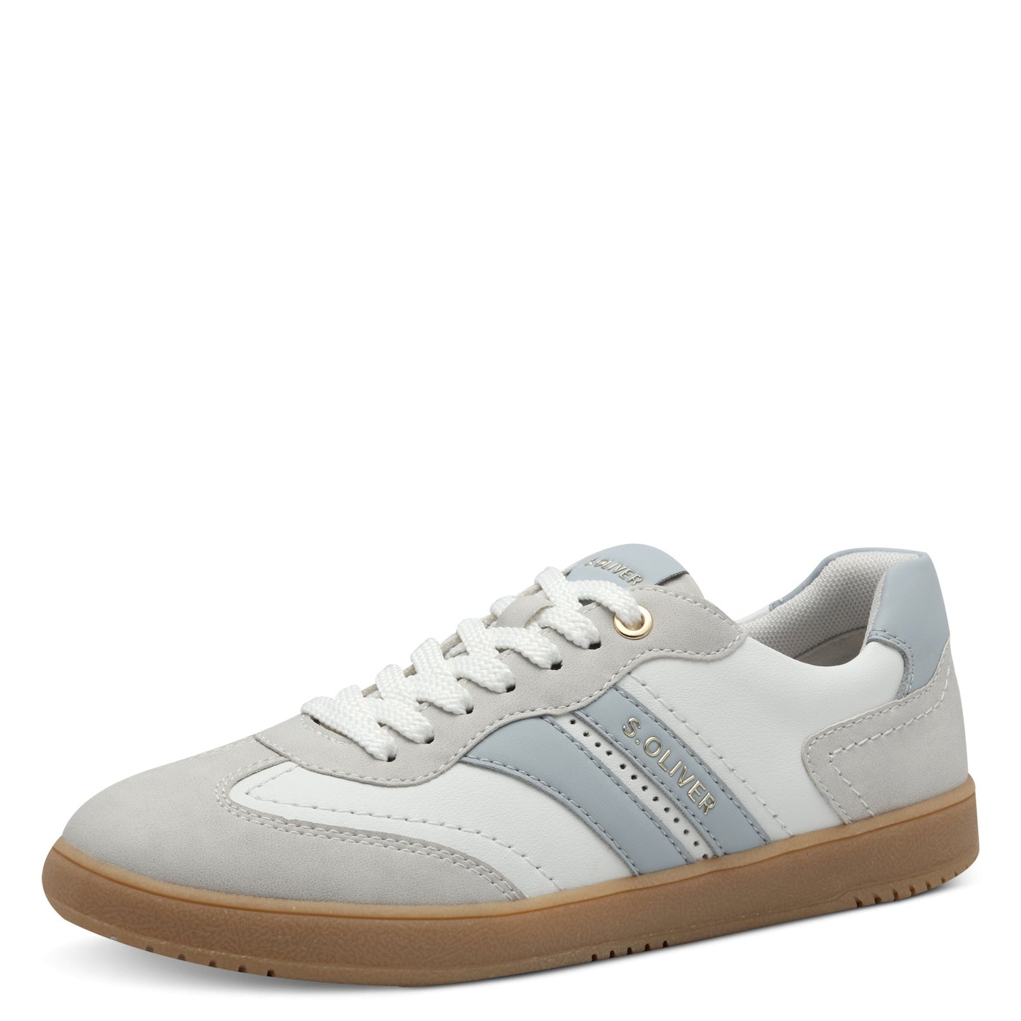 S.oliver - Ladies Trainers White, Blue (3224)