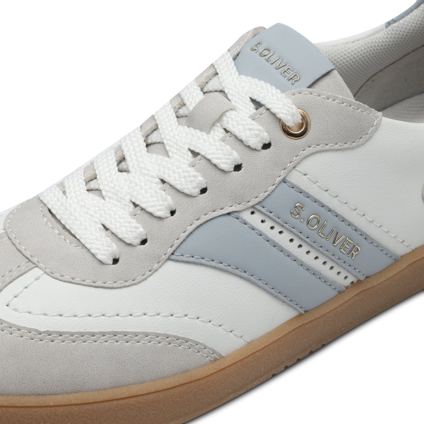 S.oliver - Ladies Trainers White, Blue (3224)