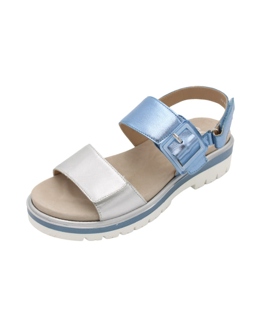 Ara - Ladies Sandals Silver, Blue (3268)