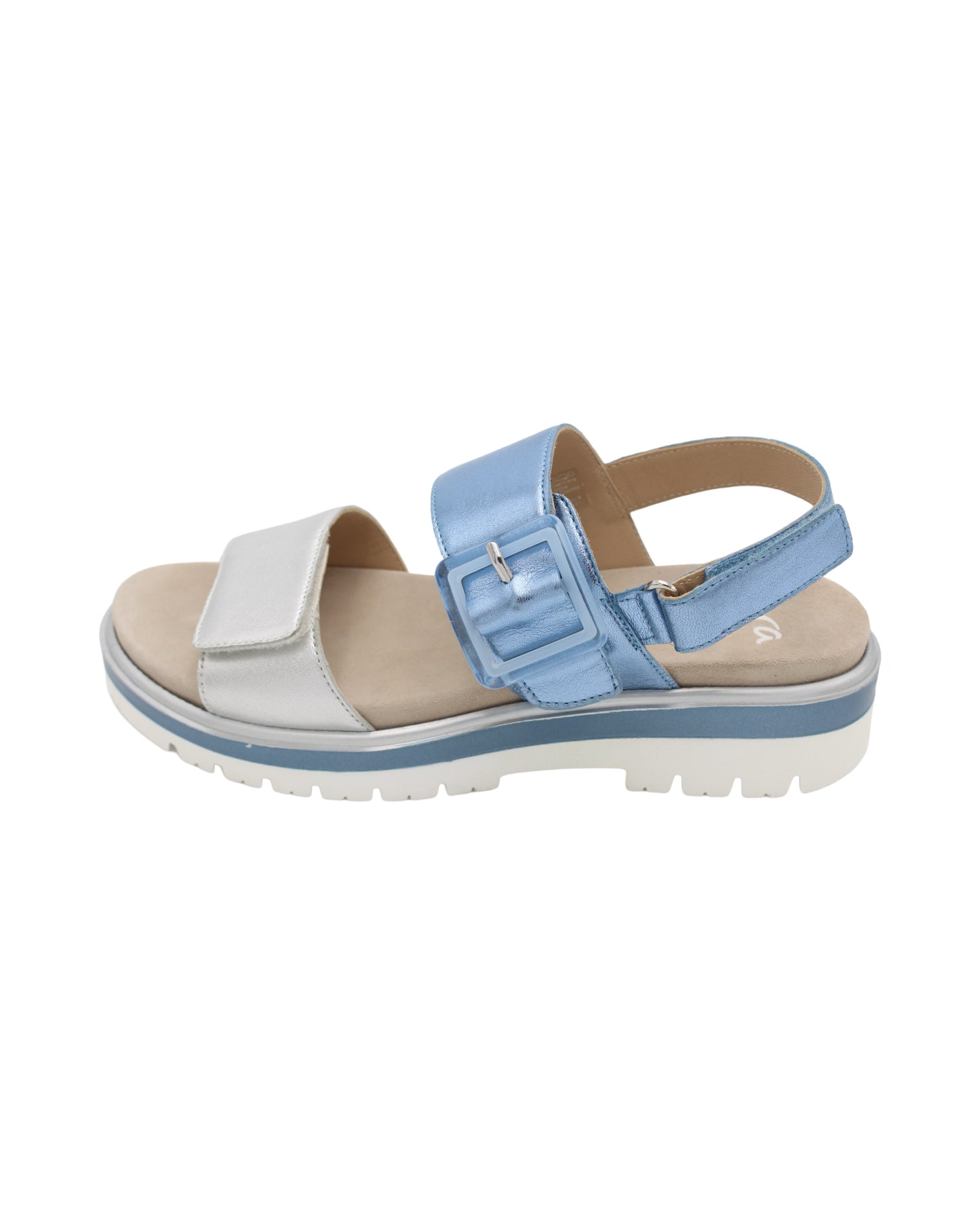 Ara - Ladies Sandals Silver, Blue (3268)