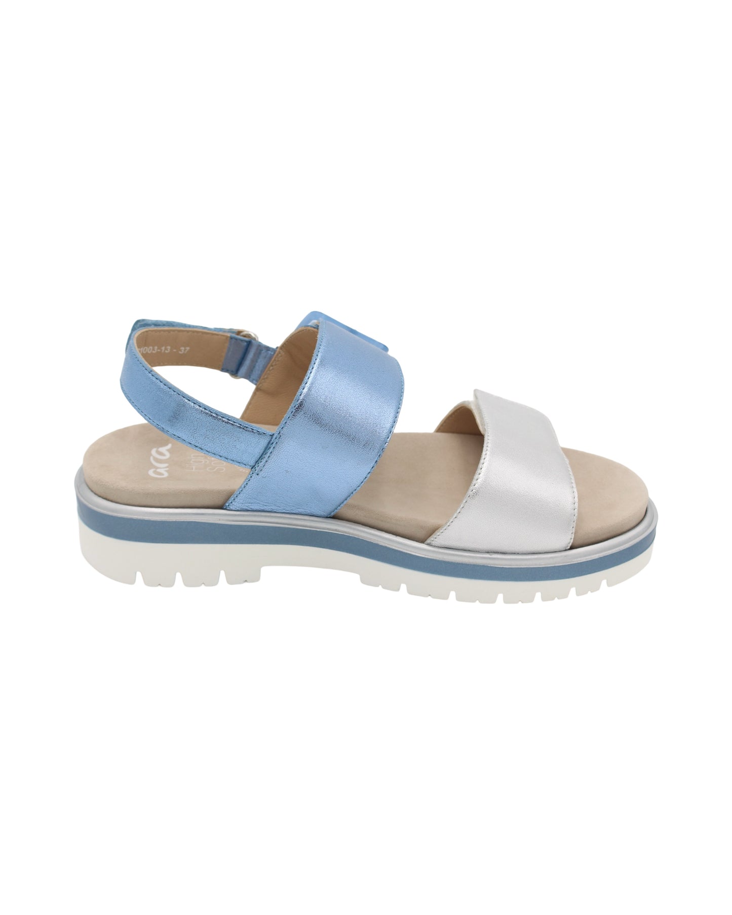 Ara - Ladies Sandals Silver, Blue (3268)