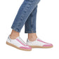 Rieker - Ladies Trainers White, Pink (3271)