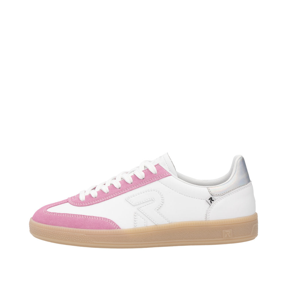 Rieker - Ladies Trainers White, Pink (3271)