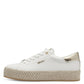 Tamaris - Ladies Trainers White, Gold (3272)