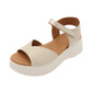 Oh! My Sandals - Ladies Sandals Cream, Gold (3290)