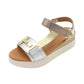 Oh! My Sandals - Ladies Sandals Gold, Silver, Rose (3294)