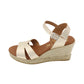 Oh! My Sandals - Ladies Sandals Gold (3296)