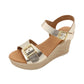 Oh! My Sandals - Ladies Sandals Gold (3298)