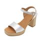 Oh! My Sandals - Ladies Sandals Silver (3301)