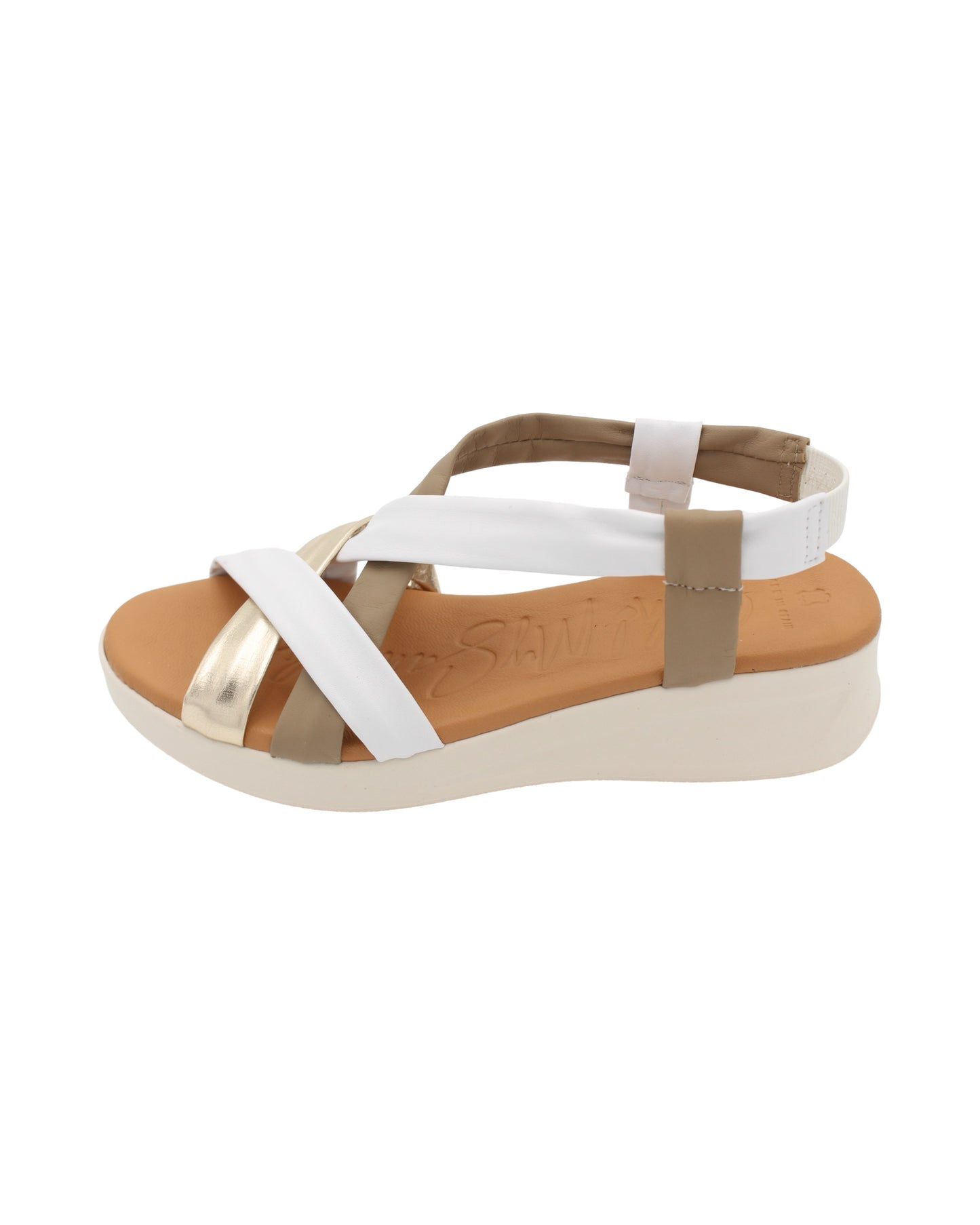 Oh! My Sandals - Ladies Sandals White Combi (3306)