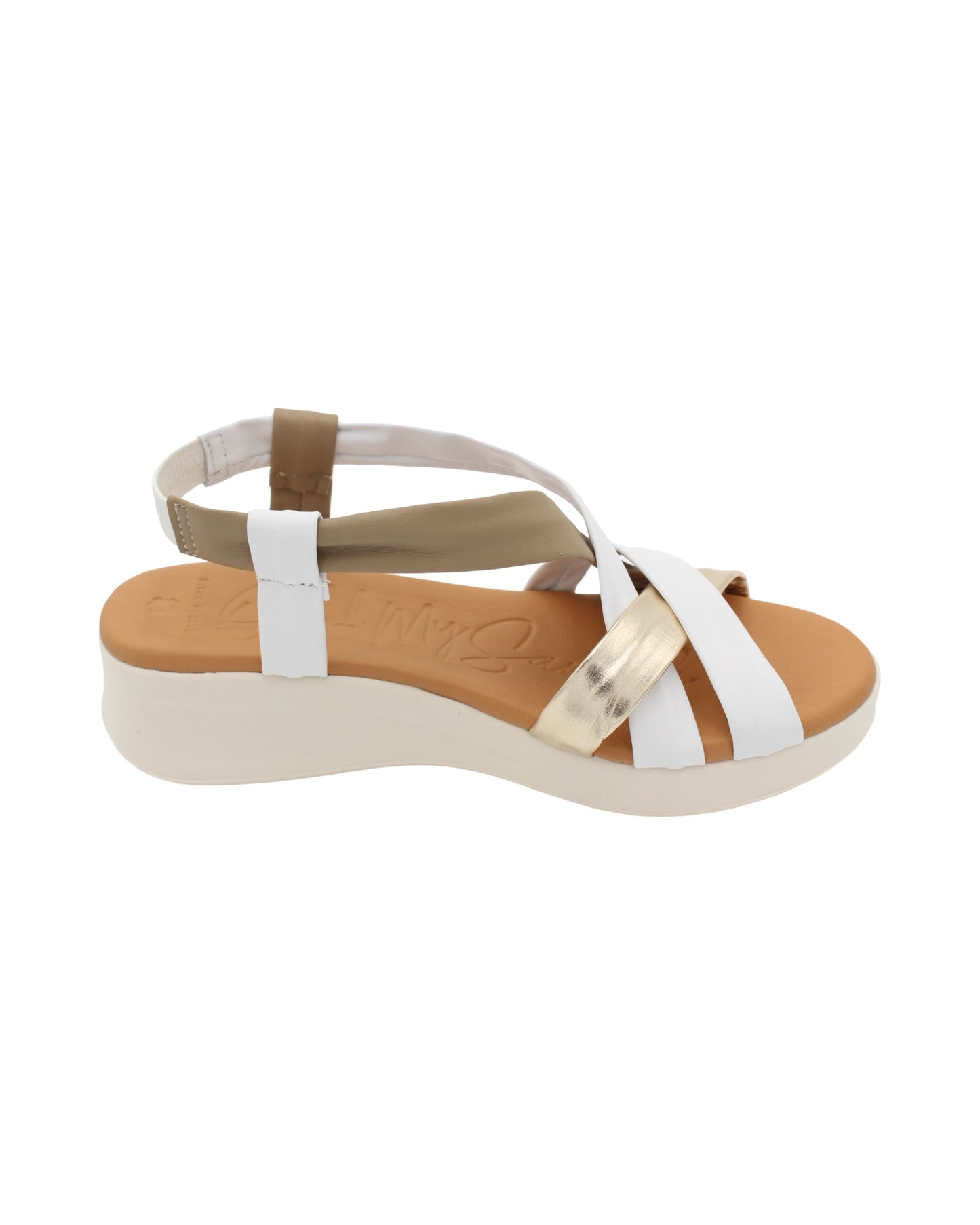 Oh! My Sandals - Ladies Sandals White Combi (3306)