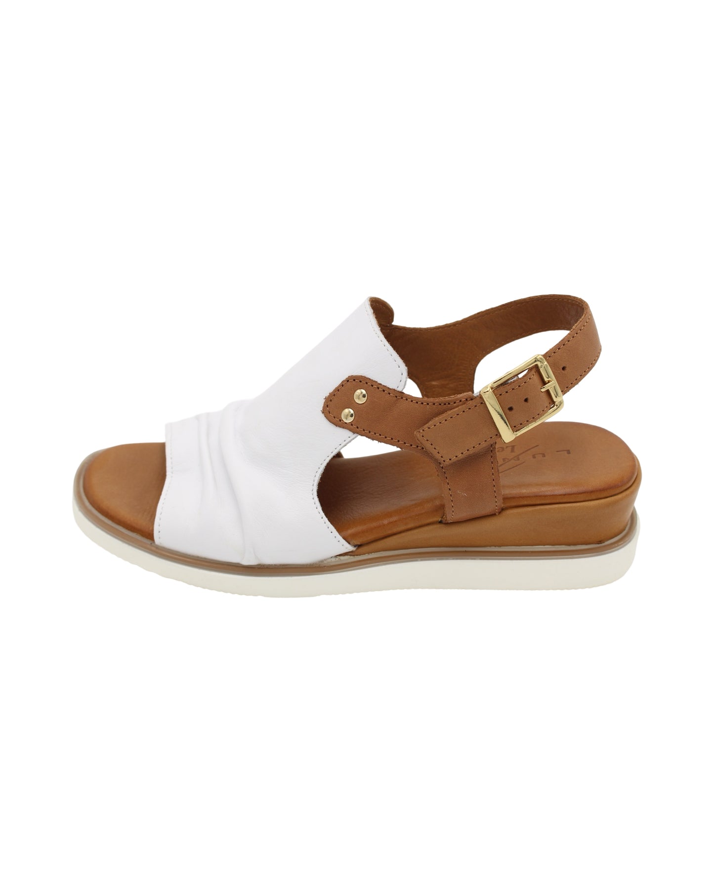 Lunar - Ladies Sandals White, Tan (3319)