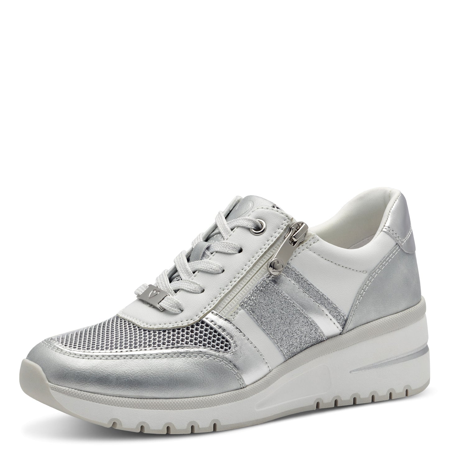 Marco Tozzi - Ladies Trainers White, Silver (3330)