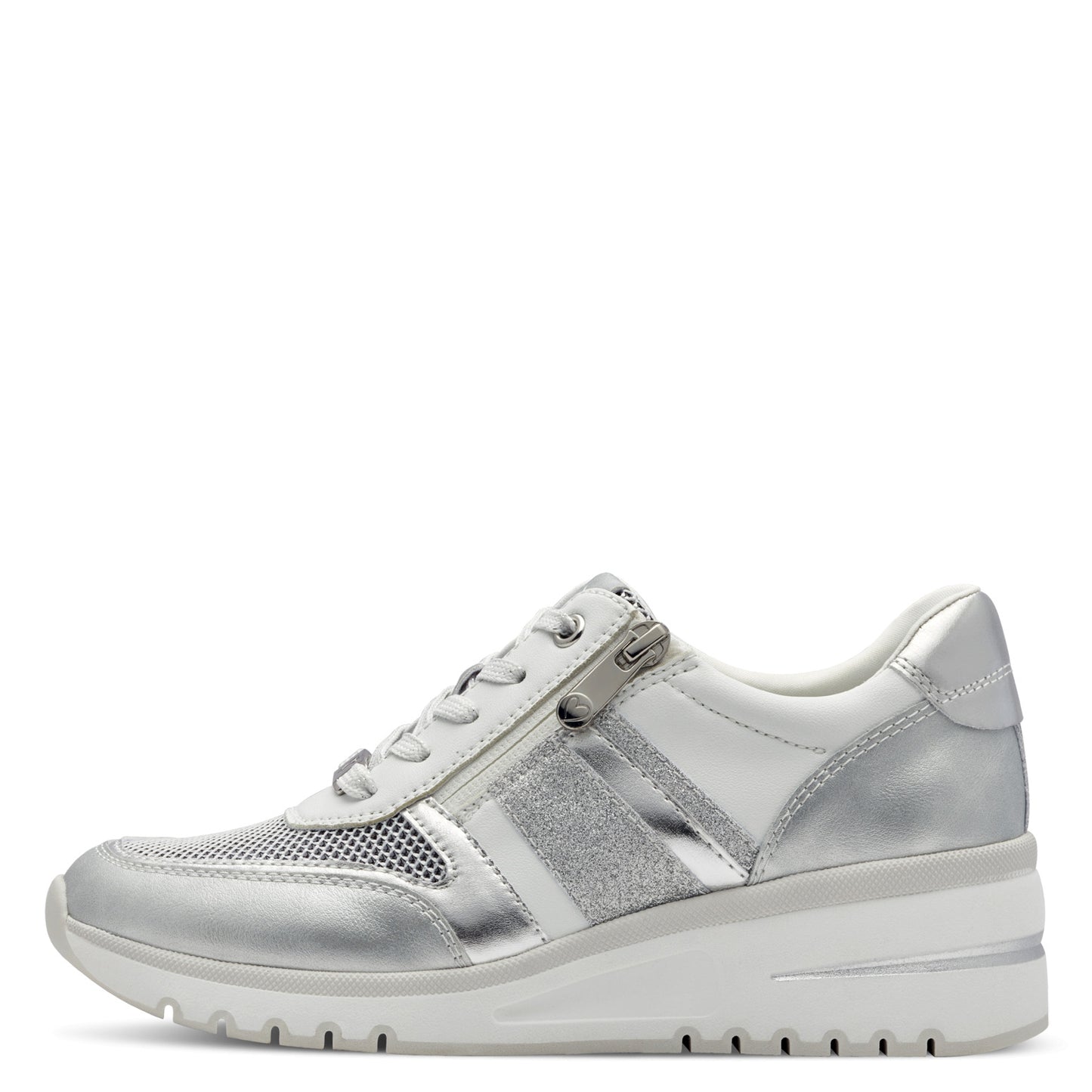 Marco Tozzi - Ladies Trainers White, Silver (3330)