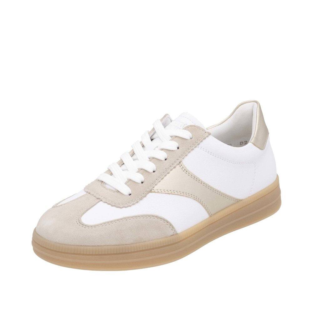 Remonte - Ladies Trainers White, Beige, Gold (3331)