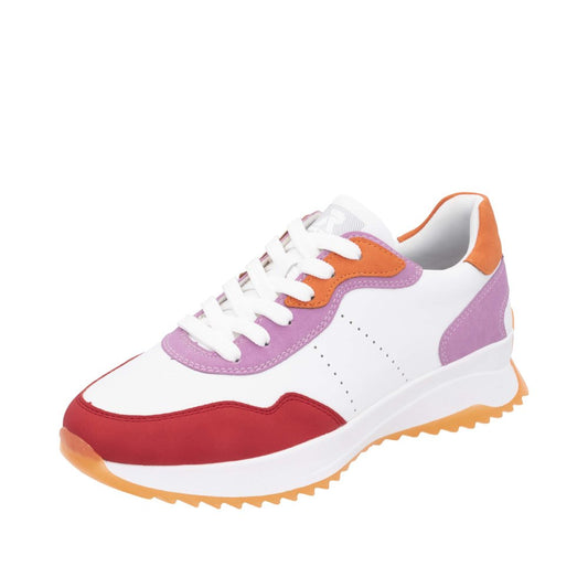 Rieker - Ladies Trainers Red, Pink, White (3333)