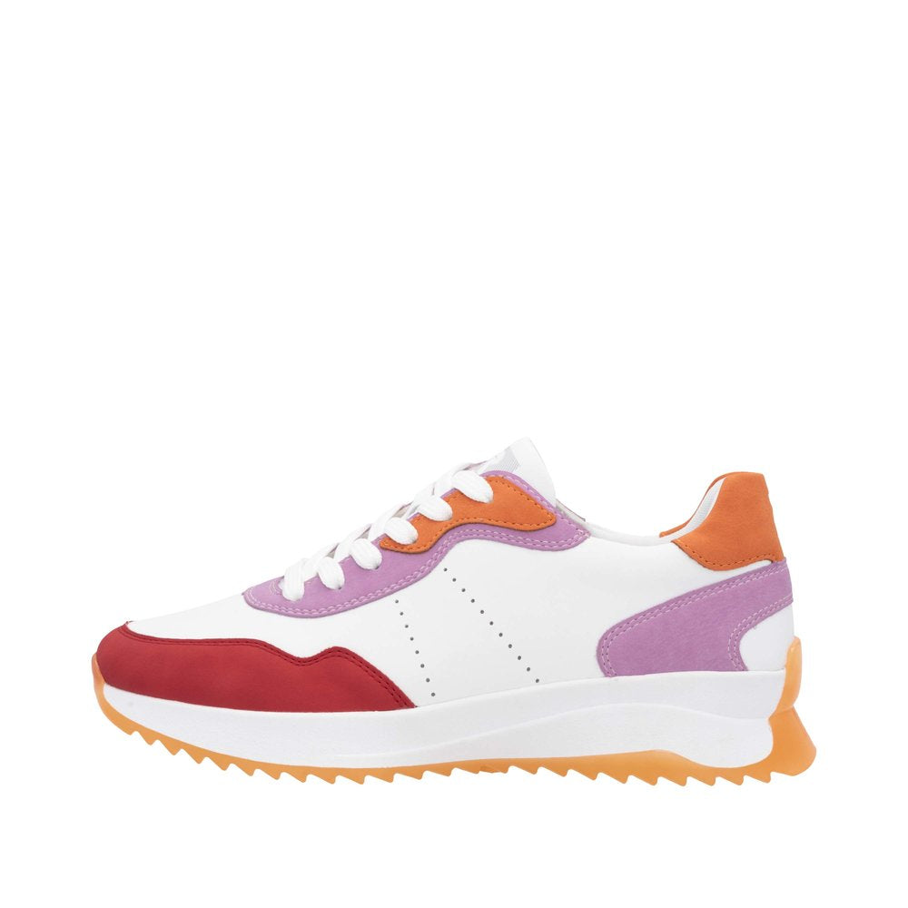 Rieker - Ladies Trainers Red, Pink, White (3333)