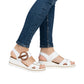 Rieker - Ladies Sandals White (3437)