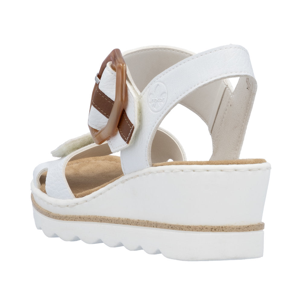 Rieker - Ladies Sandals White (3437)