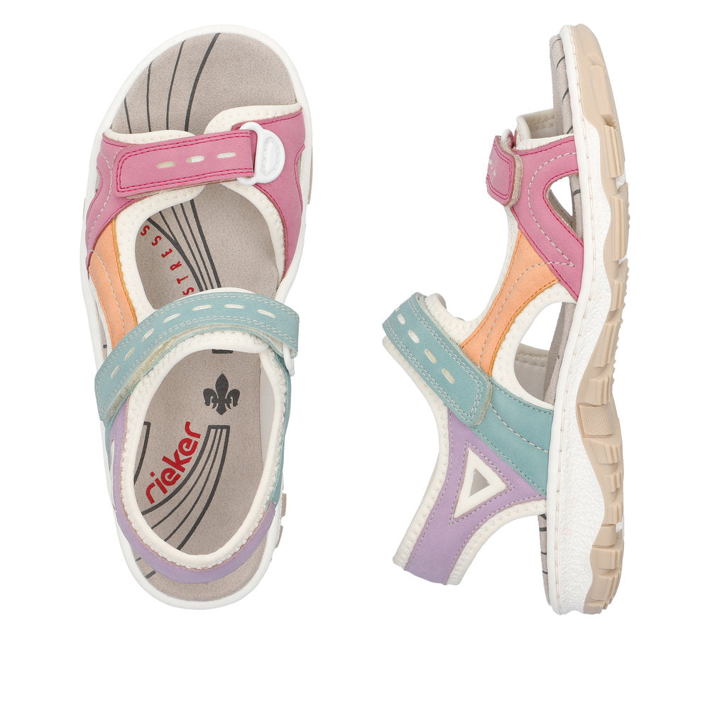 Rieker - Ladies Sandals Multicolour (3445)