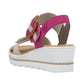 Rieker - Ladies Sandals Fuchsia, Cream (3447)