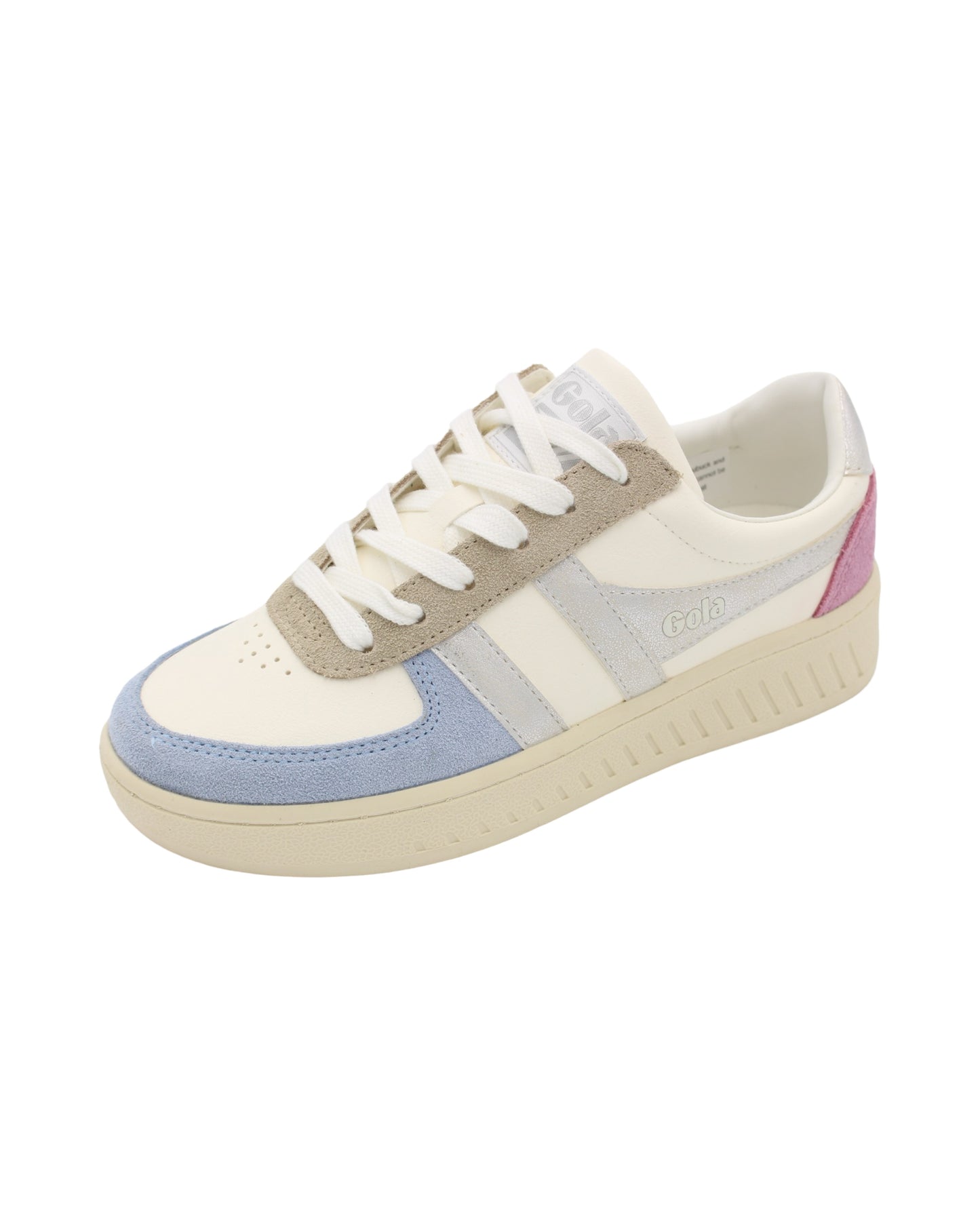 Gola - Ladies Trainers White, Silver, Blue, Pink (3453)