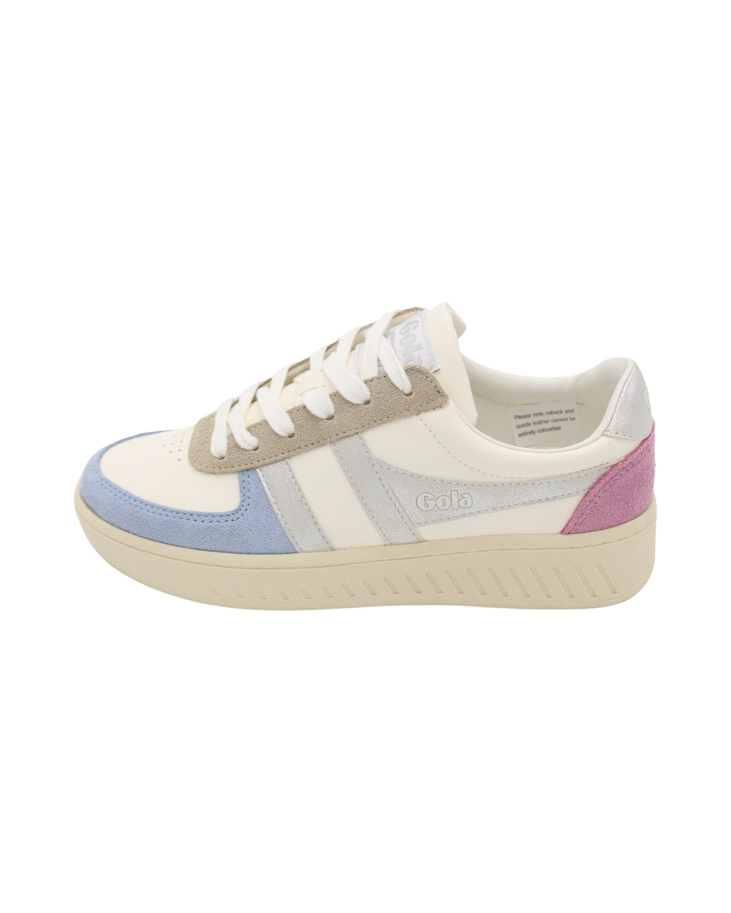 Gola - Ladies Trainers White, Silver, Blue, Pink (3453)