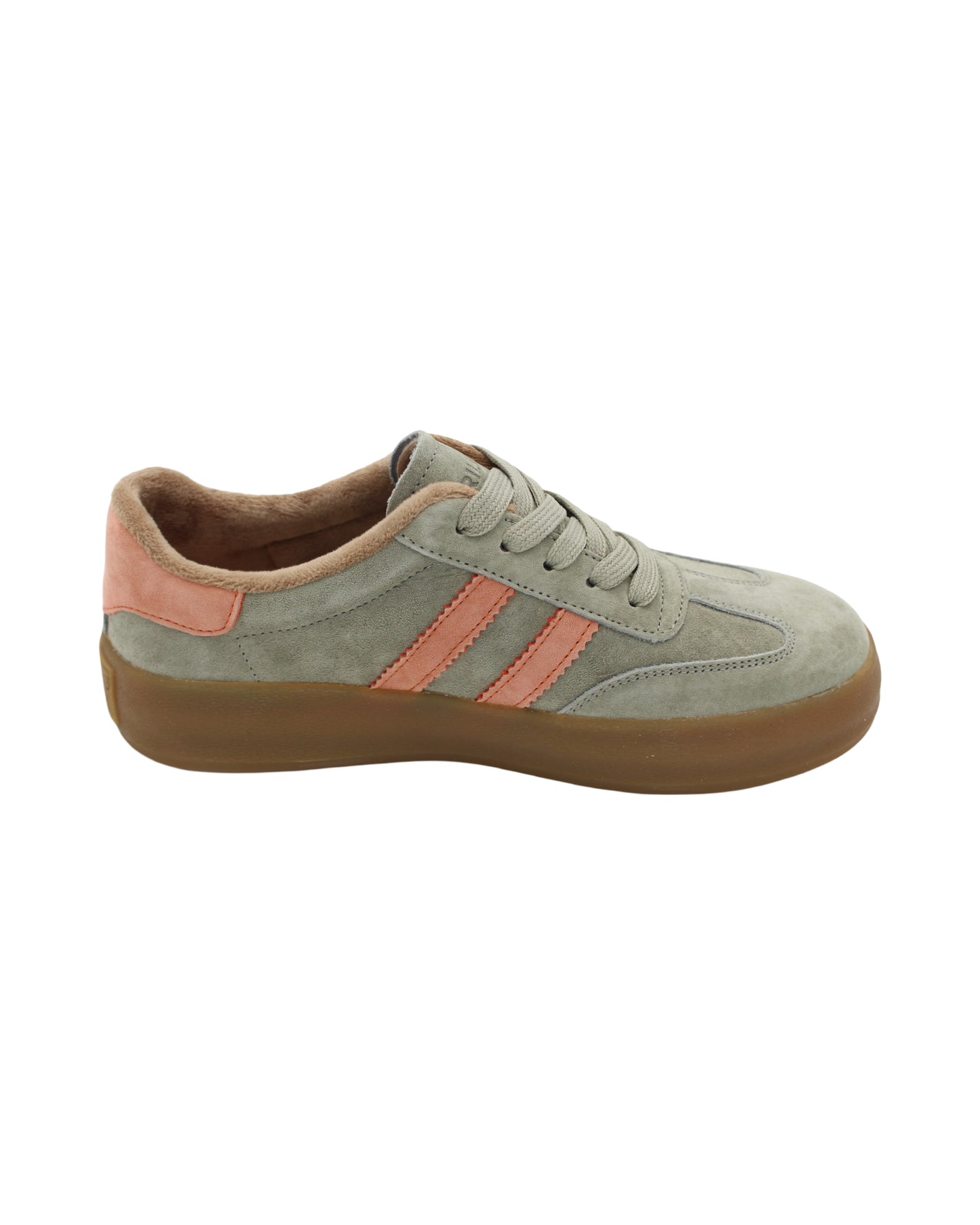 Drilleys - Ladies Trainers Moss, Peach (3455)