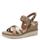 Tamaris - Ladies Sandals Tan Comb (3457)