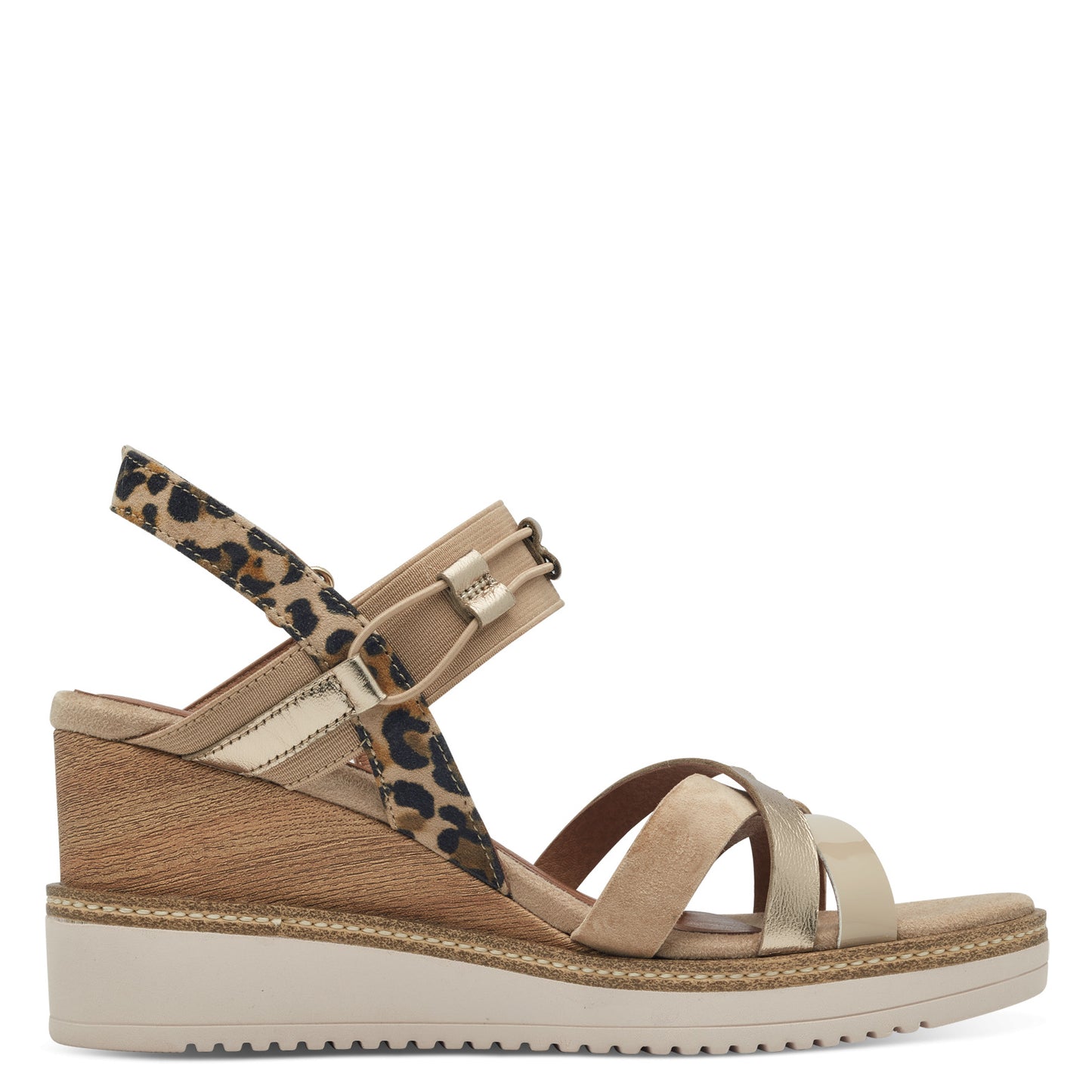 Tamaris - Ladies Sandals Tan Comb (3457)