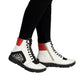 Rieker - Ladies Ankle Boots Black, White, Red (3723)