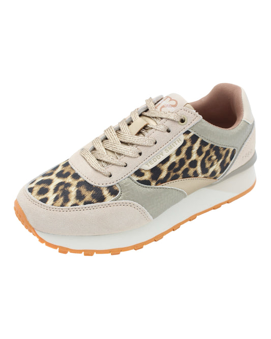 Teddy Smith - Ladies Trainers Beige, Grey (3748)