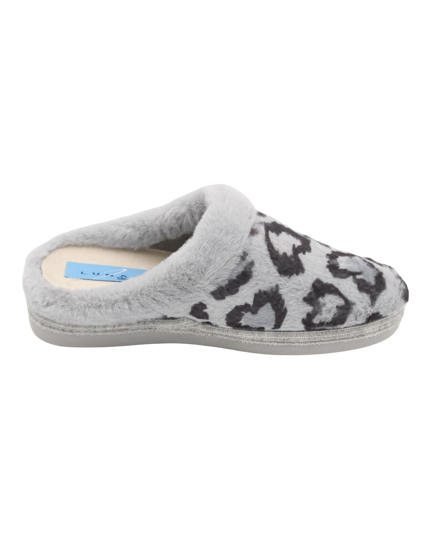 Lunar - Ladies House Shoes Grey (3754)